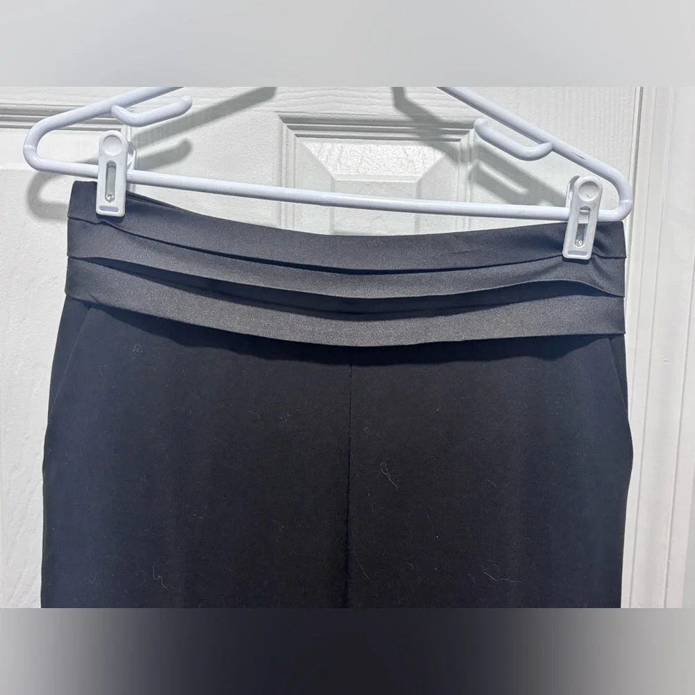 Calvin Klein Women's Classic Black Straight Leg Pants - Picture 4 of 11